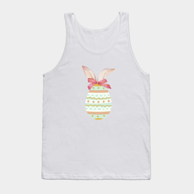 Easter Day - Easter egg with bunny ears Tank Top by GoodyL